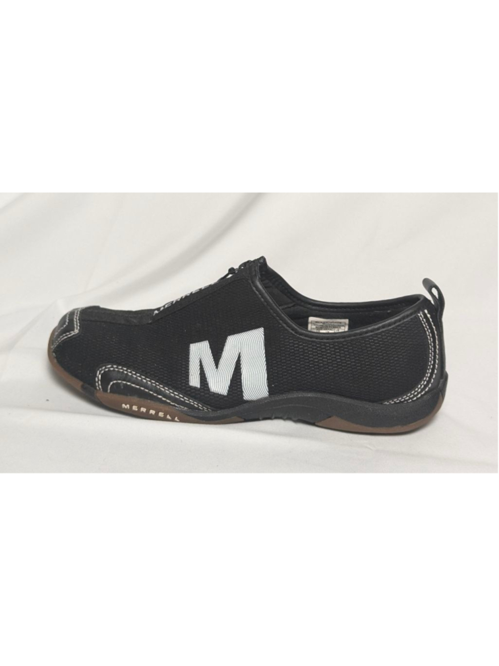 Merrell Barefoot Slip On Shoes Womens 7 Black Zip Athletic Sneakers - Picture 5 of 7
